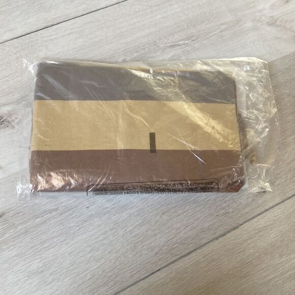 Isaac Mizrahi Live Petite Wide Dress L Stripe Maxi Brown NWT IN PACKAGINGUnopend - Picture 6 of 6